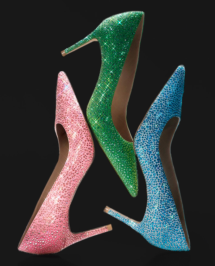 colaboracion con Stuart Weitzman | cristales swaroski | Casa Cascales